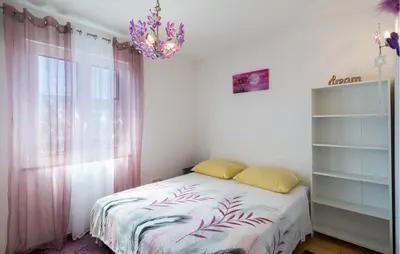 Krevet ili kreveti u jedinici u objektu 2 Bedroom Beautiful Apartment In Supetar