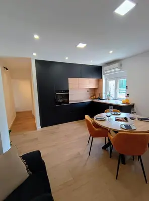 Kuhinja ili čajna kuhinja u objektu Luxury apartment Povlja