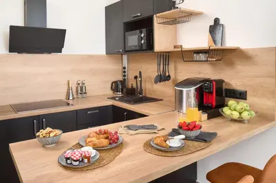 Kuhinja ili čajna kuhinja u objektu Apartment Mama Marija