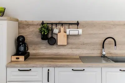Kuhinja ili čajna kuhinja u objektu Apartmani Indigo