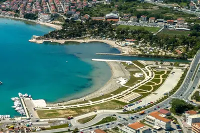 Tlocrt objekta Apartments with a swimming pool Podstrana, Split - 22897
