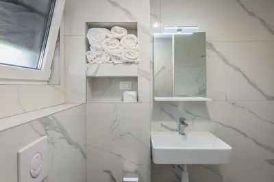 Kupaonica u objektu Delux apartments Selina
