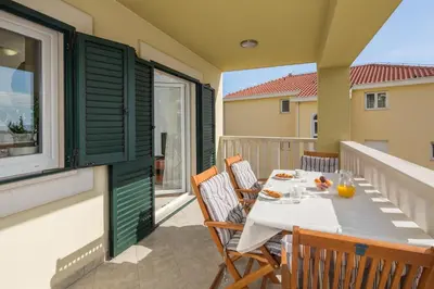 Balkon ili terasa u objektu Apartments Leon