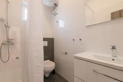 Kupaonica u objektu Spacious Family Apartment Casa Lili