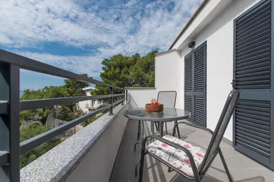 Balkon ili terasa u objektu Spacious Family Apartment Casa Lili