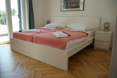 Krevet ili kreveti u jedinici u objektu Spacious Family Apartment Casa Lili