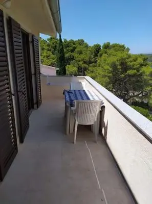 Balkon ili terasa u objektu Seafront apartment
