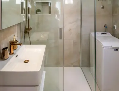 Kupaonica u objektu Apartment Kala Two bedroom- with Terrace