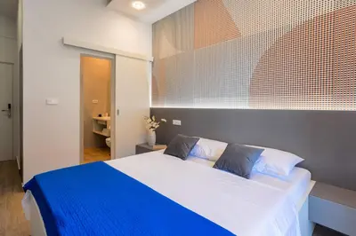 Krevet ili kreveti u jedinici u objektu Apartmani Jakić 2