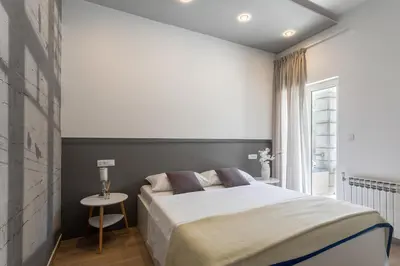Krevet ili kreveti u jedinici u objektu Apartmani Jakić 2