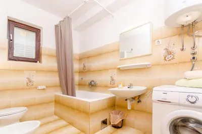 Kupaonica u objektu Apartment Rustic