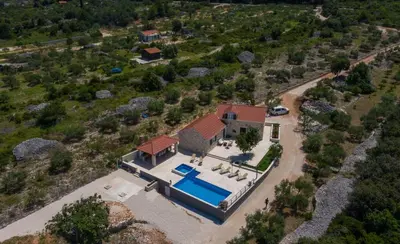 Tlocrt objekta Seaside family friendly house with a swimming pool Supetar, Brac - 23114