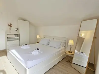Krevet ili kreveti u jedinici u objektu Maris Sea View Apartment