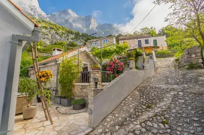 Pogled na planine ili pogled na planine iz vila