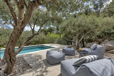 Bazen u objektu Villa Natura - Makarska Exklusiv ili u blizini