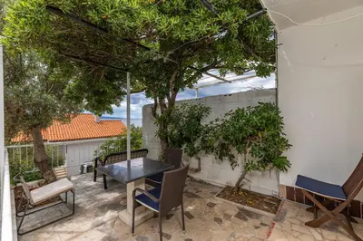 Balkon ili terasa u objektu Family-friendly apartments with swimming pool Brela, Makarska - 22910