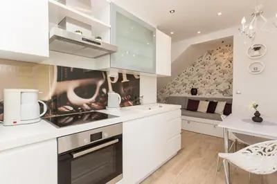 Kuhinja ili čajna kuhinja u objektu Apartments Villa Nena