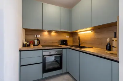 Tlocrt objekta Apartments with parking spaces Splitska, Brac - 23168