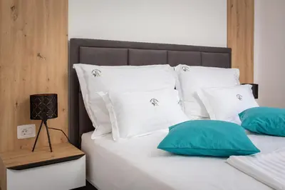Krevet ili kreveti u jedinici u objektu EA Luxury Apartment with sea view