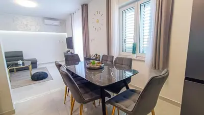 Tlocrt objekta Apartments with a parking space Promajna, Makarska - 23181