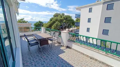 Balkon ili terasa u objektu Apartments by the sea Promajna, Makarska - 23184