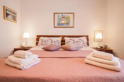 Krevet ili kreveti u jedinici u objektu Adriatic Room Vitus - Free Private Parking