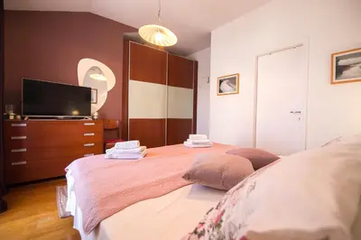 Krevet ili kreveti u jedinici u objektu Adriatic Room Vitus - Free Private Parking