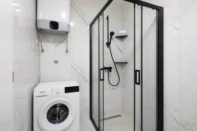 Kupaonica u objektu Elvin Apartment with sea view