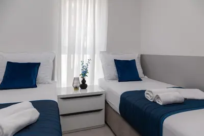 Krevet ili kreveti u jedinici u objektu Luxury apartment Edvina with private parking