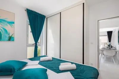 Krevet ili kreveti u jedinici u objektu Luxury apartment Edvina with private parking