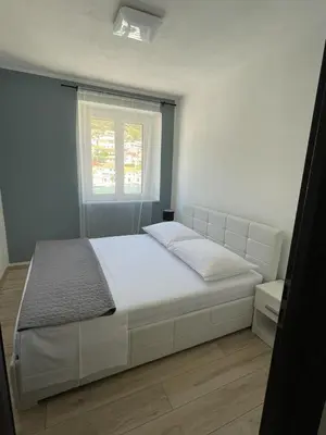 Krevet ili kreveti u jedinici u objektu Apartmani Brač