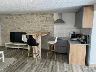 Kuhinja ili čajna kuhinja u objektu Apartmani Brač