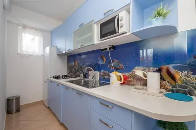Kuhinja ili čajna kuhinja u objektu Apartments Rejo