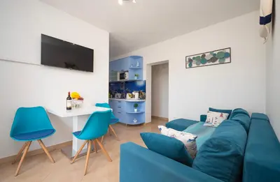 TV i/ili zabavni centar u objektu Apartments Rejo