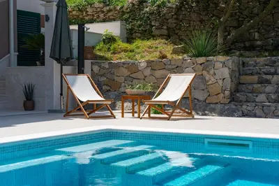 Bazen u objektu Villa Mamma Mia, a 6-bedroom property with 40sqm pool ili u blizini