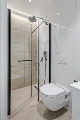 Kupaonica u objektu Modern two-bedroom apartment Iva Stobrec