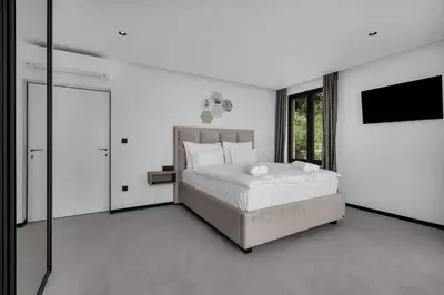 Krevet ili kreveti u jedinici u objektu Villa Marta - Luxury Villa! - Makarska Exklusiv