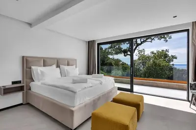 Krevet ili kreveti u jedinici u objektu Villa Marta - Luxury Villa! - Makarska Exklusiv