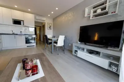 Kuhinja ili čajna kuhinja u objektu Apartman s pogledom na more 