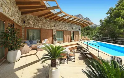 Tlocrt objekta Awesome Home In Bast With Sauna