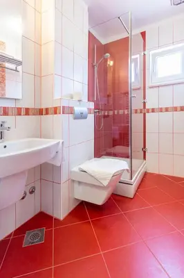 Kupaonica u objektu Family-friendly apartments with swimming pool Splitska, Brac - 23224