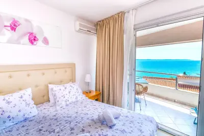 Krevet ili kreveti u jedinici u objektu Apartments Sunset