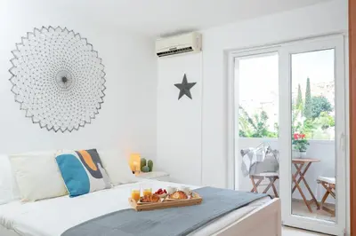 Krevet ili kreveti u jedinici u objektu Apartment Ireland - ZF Hvar