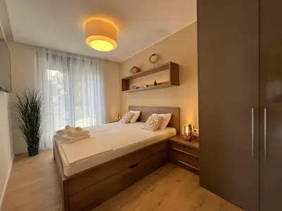 Krevet ili kreveti u jedinici u objektu Infinity N5 Villa Brzet