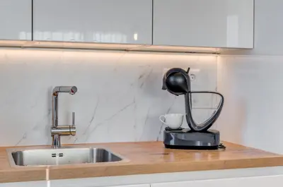 Kuhinja ili čajna kuhinja u objektu Apartment Magdalena