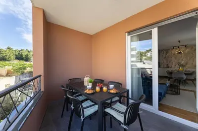 Balkon ili terasa u objektu Holiday Lux