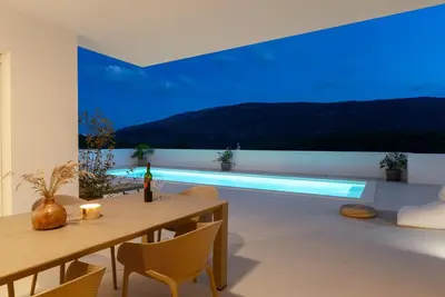 Bazen u objektu Stylish villa Tenera with private pool, 3 bedrooms ili u blizini
