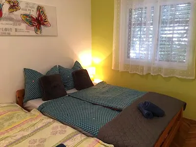 Krevet ili kreveti u jedinici u objektu Sea Breeze Jelsa