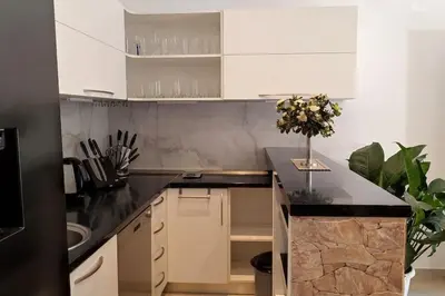 Kuhinja ili čajna kuhinja u objektu Apartment Lozina with Terrace