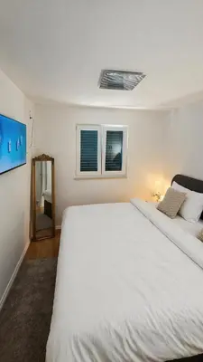 Krevet ili kreveti u jedinici u objektu Apartman Beach Makarska